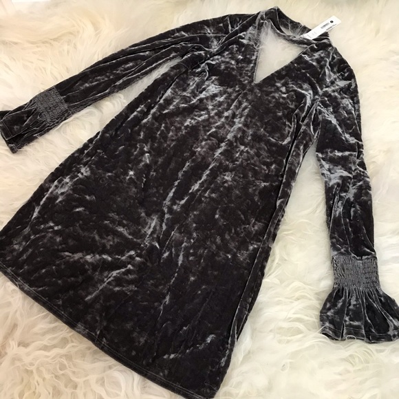 AQUA Womens Velvet Peakneck Party Dress - Picture 3 of 7